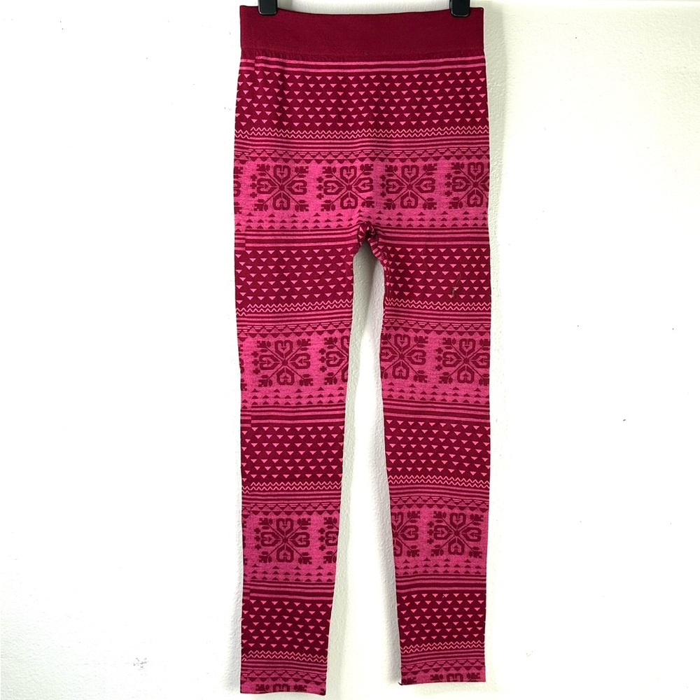 Rue21 Red Nordic Pattern Leggings